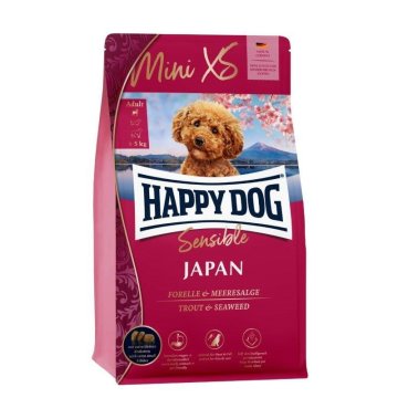 Happy Dog Mini XS japonska postrv in morske alge 300 g