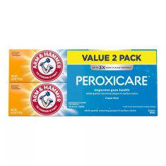 Arm&Hammer Zobna pasta, Arm & Hammer, PeroxiCare, beljenje, globinsko čiščenje, dvojno pakiranje, 2 x 75 ml