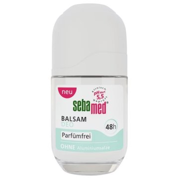 Sebamed Dezodorant v roll-on obliki, , dezodorantni balzam, brez dišav, zaščita pred vonjem, 50 ml