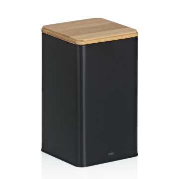 Kela Kuhinjska posoda, kovina/bambus, 1,6 l, 11,5 x 11,5 x 19 cm /