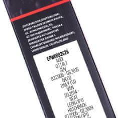 Metlice sprednjih brisalcev 660/660 mm, namenjene za Audi Q7 4L, Iveco Daily VI, Seat Leon 1P1