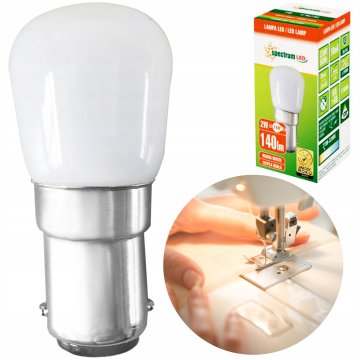 Spectrum LED namizna svetilka za šivalni stroj BA15D B15 1,5W - TOPLO BELA