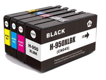 Nadomestno črnilo za HP 950 951 OfficeJet Pro 251 276 8100 8600 8610 8620 4 kosi