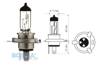 BOSMA Žarnica 12V 35/35W PX43t HS1