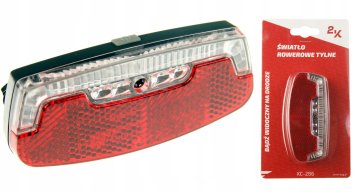 Svetilka za kolo z 2 LED diodama in 2 funkciji, 80 mm, baterijsko napajanje, XC-286
