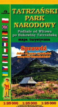 Tatranski narodni park 1:25.000. Turistični zemljevid. Referenčna številka.