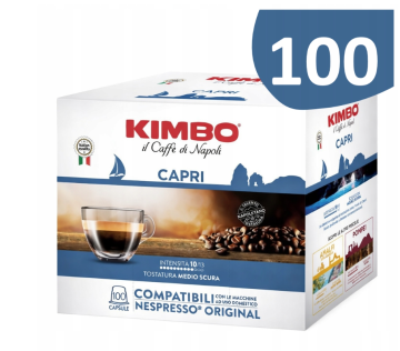 Kimbo Napoli Capri Nespresso kapsule, močna neapeljska kava, 100 kosov