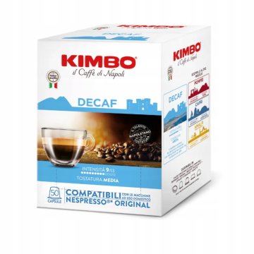 Brezkofeinske kavne kapsule za Nespresso Kimbo Dek 50 kosov