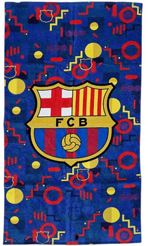 FC Barcelona Brisača za na plažo , hitro sušeča, velika, 180 x 100 cm, LEWANDOWSKI SZCZĘSNY, mikrofibra