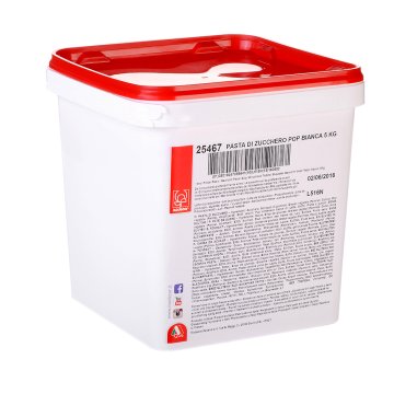 Modecor PLASTIČNA GLAZURA ZA POP SUGAR 5 kg BELA PLASTIČNA GLAZURA