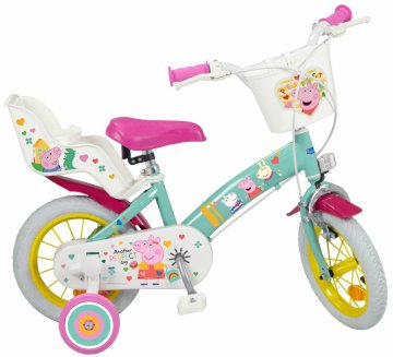 Toimsa Otroško kolo 12" Peppa Pig zeleno 1298