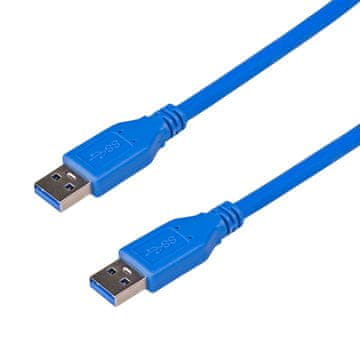 Akyga AK-USB-14 2x USB A 3.0 podaljševalni kabel moški-moški vtič 1,8 m