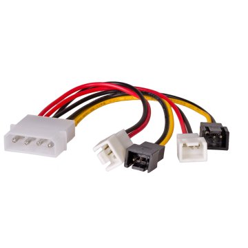 Akyga Molex kabel - 2x 3-pinski AK-CA-34 napajalni kabel za ventilator 12V 5V 15cm