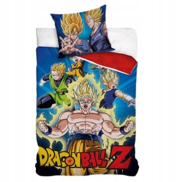 Carbotex Posteljnina Dragon Ball Z 140x200 60x70 bombaž z licenco Goku