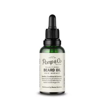 Pomp & Co. Tradicionalno olje za brado - - 30 ml