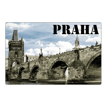 Magnet za hladilnik s Karlovim mostom v Pragi