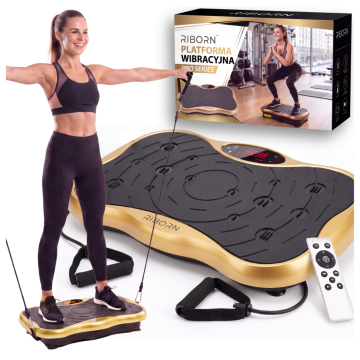 VIBRACIONA PLATFORMA RIBORN VIBRACIONA TRENING S KAKOVOSTJO 150 KG