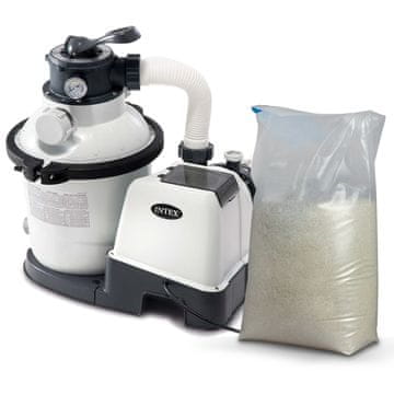 Intex Črpalka s peščenim filtrom 5700 l/h 26644 + 25 kg peska