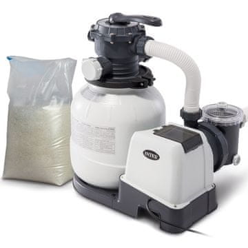 Intex Črpalka s peščenim filtrom 7900 l/h 26646 + 25 kg peska