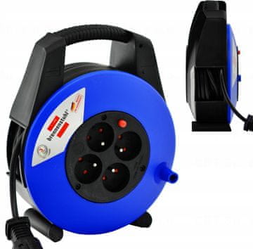 Brennenstuhl Kompaktni podaljševalni kabel Vario-Line 15 m 4 vtičnice H05VV-F 3G1.5 IP20