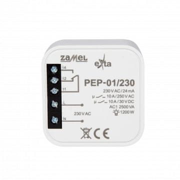 Zamel Elektromagnetni rele v škatli 10A 230 AC PEP-01/230