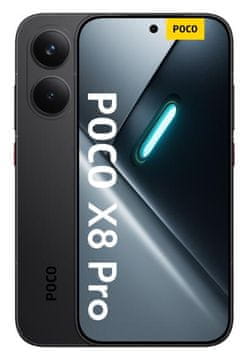 POCO Pametni telefon X8 Pro 5G 12 GB/512 GB črne barve