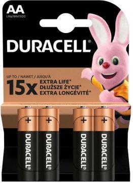 Duracell Basic AA alkalne baterije 4 kosi.