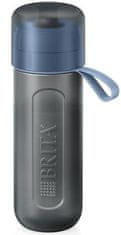 Brita Active 0,6 l pastelno modra filtrirna steklenica + 2 mikrodisk filtra