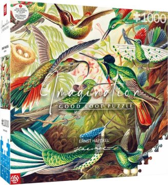Good Loot Domišljija: Ernst Haeckel Hummingbirds Hummingbirds sestavljanka (1000 kosov)