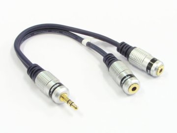 Razdelilnik 3,5 mm vtič - 2x vtičnica 0,2 m