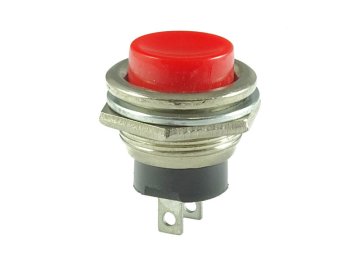 Berger& Schröter Pritisno stikalo PBS-26B rdeče IZKLOP-(VKLOP) 10 kosov