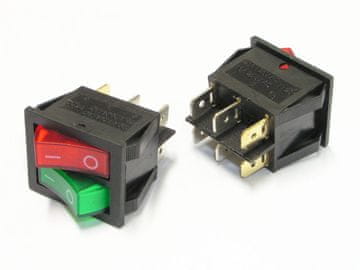 Berger& Schröter Stikalo MK-321 KCD2-4-2101N 230V AC osvetljeno VKLOP-IZKLOP 5 kosov