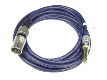 Kabel XLR(m) - JACK 6,3(m) stereo VITALCO MK36 1,5 m