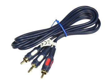 3,5 mm vtični kabel - 2RCA kapljica JKR50 Vitalco 3 m