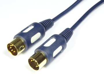 DIN kabel 5-pinski vtič - vtič v obliki solze DIK20 1 m
