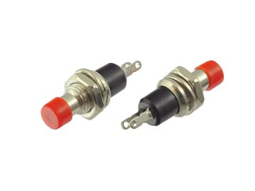 Pritisno stikalo PBS-10C-2 rdeče IZKLOP-(VKLOP) 10 kosov