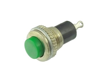 Pritisno stikalo DS-316 zeleno IZKLOP-(VKLOP) 10 kosov