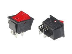Stikalo MK-621 KCD2-201N 230V AC osvetljeno VKLOP-IZKLOP 10 kosov