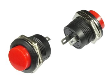 Pritisno stikalo PBS-507BR 250V AC rdeče IZKLOP-(VKLOP) 5 kosov