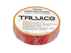 PVC UL izolacijski trak rdeč 18,3 m 19 mm / 0,18 mm 10 kosov