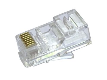 8p8c RJ45 UTP vtič kat. 5e za žico, skozenj 1,00 mm 50 kosov