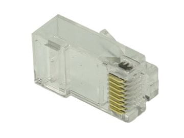 8p8c RJ45 UTP vtič kat. 6 za žico, skozenj 1,05 mm 50 kosov