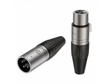 3-pinski XLR mikrofonski vtič in vtičnica za kabel XP3FM