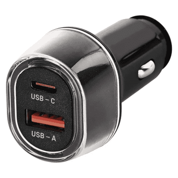 Polnilnik 12÷24V USB tip C PD USB-A QC 48W Emos