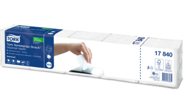 Tork 17840 - Xpressnap Snac beli dozirni prtički, 1/4 pregib, 1 paket