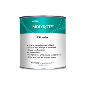 Molykote Z Powder 1kg suho mazivo na osnovi grafita in molibdenskih delcev za verige, zobnike, ležaje, vodoodpornost, zmanjšanje trenja, natančno uporabo