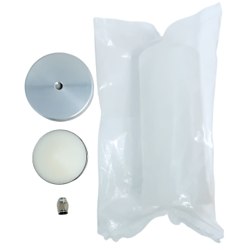 IB Brizga za doziranje lepila, tesnilnih mas in past, dozirna tuba, prozorna, 500 ml z navojno konico 71x200 mm