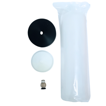 IB Brizga za doziranje lepila, tesnilnih mas in past, dozirna tuba, prozorna, 300 ml z navojno konico 55x210 mm