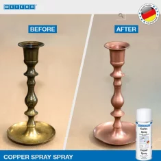WEICON bakreni sprej 400 ml, kovinski premaz, temperaturno odporen, hitro sušeč