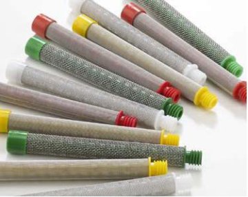 Titan 30-mesh filter za prste zelene barve
